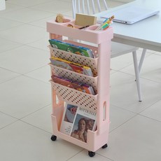 store 91 書架推車, 粉紅色, 4層