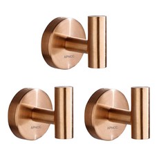 앞날창창 고급형 벽걸이 다용도 후크걸이, 로즈골드, 3개