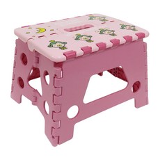 Cotton Field 棉花田傢飾 茶茶小王子多功能折疊椅 全新PP製成 平滑 韌性好 承重力120公斤以上, 粉色, 1個