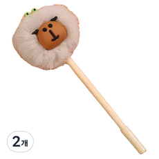 아트조이 카피바라 폼폼 펜 0.5mm, 2개, 악어