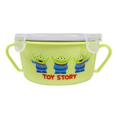 OTTO 崴昇不鏽鋼雙耳隔熱餐碗-DST52051, 玩具總動員 綠色, 1個