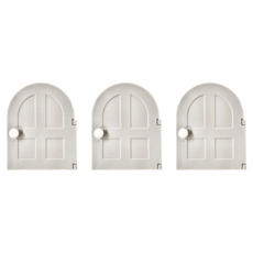 YAMADA 山田化學 橡皮筋收納盒3件組 附吸鐵, 1149, 1組