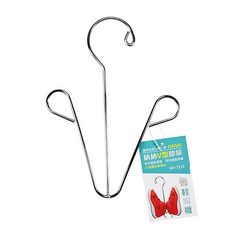 BEER BEAR 皮久熊 納納不鏽鋼V型晾架 曬衣架 4個, V型 銀色, 1組