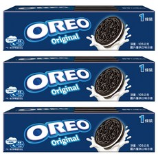 OREO 奧利奧 夾心餅乾 香草口味, 105g, 3盒