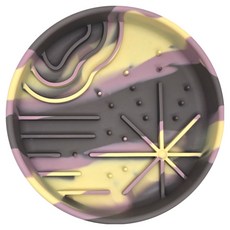 Animan 寵物 space z 矽膠慢食碗 Time Ball 水星, 1個, 午夜