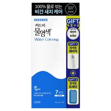 SEEDBEE 頂級水染髮劑 7次份 + 染髮用搖搖杯 + 託盤組, 01 自然黑色, 1個