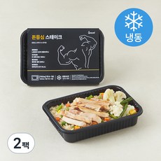 식스밀 돈등심 스테이크 (냉동), 345g, 2팩