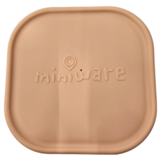 Miniware 天然聚乳酸點心碗組, 太妃暖棕色, 1組