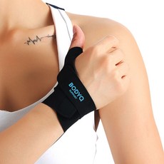 Bodyq 袖套式護腕 右手, 1個, 黑色