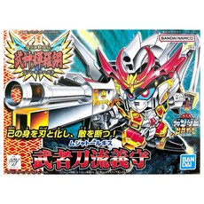 BANDAI SD鋼彈 BB戰士 165 武神輝羅鋼篇 武者刀流義守 組裝模型, 1組