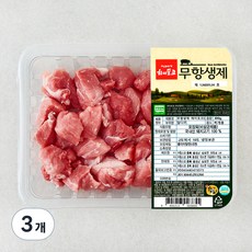 하이포크 무항생제 인증 한돈 앞다리 찌개용 (냉장), 3개, 300g