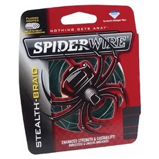 SPIDERWIRE 蜘蛛霸 釣線 編織線 PE線 300YD 1339747, 自然綠, 1個
