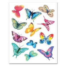 홈앤아이디어 포인트데코 시트지 IS-3770, Butterfly Magic