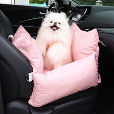 DING DONG PET 寵物棉花糖汽車座椅, 粉紅色, 1個