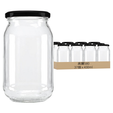 高麗580 多用途玻璃瓶, 37個, 430ml