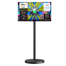 아이팔콘 4K QLED TV + TCL 이동식 TV 스탠드 세트, 43U65A Pro, 고객직접설치, 스탠드형, 109cm(43인치)