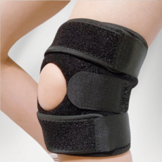 Aripang 人體工學運動專用超輕量超薄護膝, 黑色 客製化, 1個