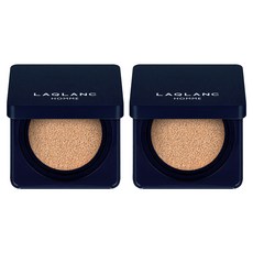 LAQLANC 男用Super Shield自然光澤氣墊粉餅 14g, 2號, 2個