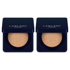 LAQLANC 男用Super Shield自然光澤氣墊粉餅 14g, 1號, 2個