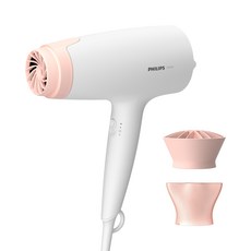 PHILIPS 飛利浦 Dual Air Care 吹風機 1600W, BHD300/10, 白色 粉色