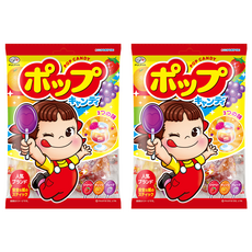 FUJIYA 不二家 POP棒棒糖, 128g, 2包