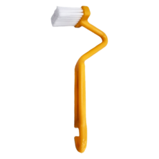 MIKA HOUSE 橘之屋 馬桶隙縫刷 刷毛密實 有效去汙 手柄掛勾設計, 3個