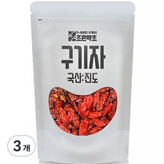 조은약초 진도 건조 구기자, 150g, 3개