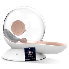 DING DONG PET 寵物蝸牛半自動飲水器, 粉紅色, 1個