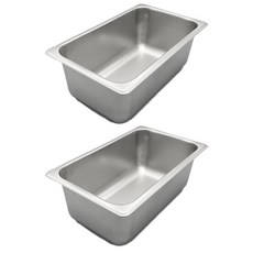 華映 不鏽鋼營業用 1/4 託盤 主體, 單品, 2個