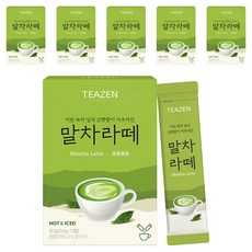 TEAZEN 茶禪 抹茶拿鐵隨身包, 14.5g, 6盒, 7條