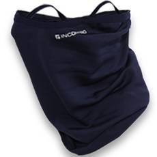 INCONTRO 刷毛圖案高爾夫口罩, 海軍藍, 1個