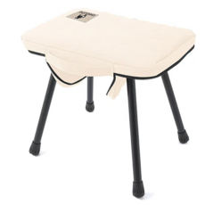 CHICLETO 超輕便攜帶型鋁合金露營椅, 米色, 1個