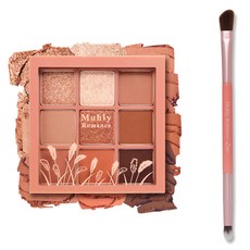 Etude Play Color Eyes Palette Muhly Romance 雙刷套裝, 眼影盤+雙刷, 1盒