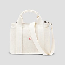 JOSEPH AND STACEY 女款Stacy Date Trip帆布托特包, 1個, 象牙白