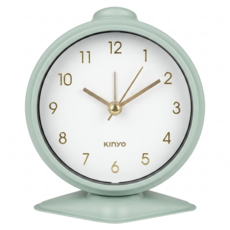 Kinyo 復古歐風造型鬧鐘 ACK-7114G 97 x 60 x 114mm 152g, 綠色
