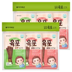 아이배냇 꼬마 육포 오리지널 35g x 2p + 쇠고기 25g 세트, 2세트, 돈육맛, 쇠고기맛