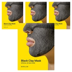 BARULAB 7合1全效解決方案黑泥面膜, 5入, 4個