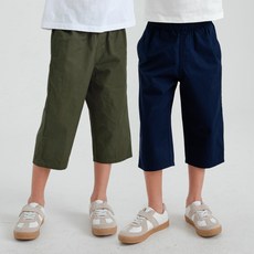 Lolly Tree 童款棉質七分褲 2件組