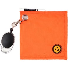 COLLYS GOLF 伸縮式高爾夫擦球巾, 笑臉(紅色), 1個