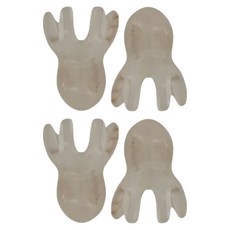 모든리드 便攜式頭皮肩膀頸部章魚刮痧, 灰色, 4個