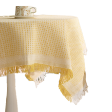 Titan 鬆餅格紋桌布, 90 x 120 cm, 黃色