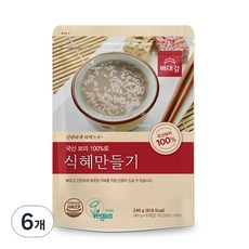 배대감 국산 식헤만들기, 240g, 6개