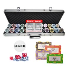 Huni Gamble Star 賭場籌碼 500p 套裝, 混合顏色