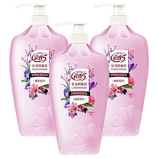 花香5 原效潤絲精 全新升級配方 不含矽靈 植物蛋白素強化髮質 適用任何髮質, 1.1kg, 3瓶