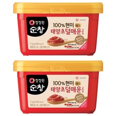 清淨園 Sunchang 黃金糙米韓式辣椒醬 減辣版, 1kg, 2個