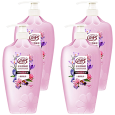 花香5 原效潤絲精 全新升級配方 不含矽靈 植物蛋白素強化髮質 適用任何髮質, 1.1kg, 4瓶