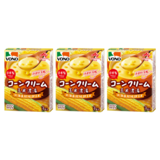 VONO 醇緻原味 玉米濃湯, 北海道的美味, 超級甜玉米, 15秒即可享用, 57.6g, 3盒