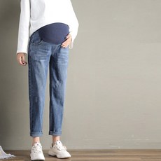 孕婦專用牛仔長褲