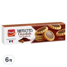 Poult 巧克力榛果塔, 150g, 6個