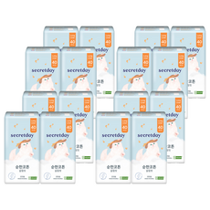 secretday 溫和棉質貼身護墊, 40入, 長, 16個